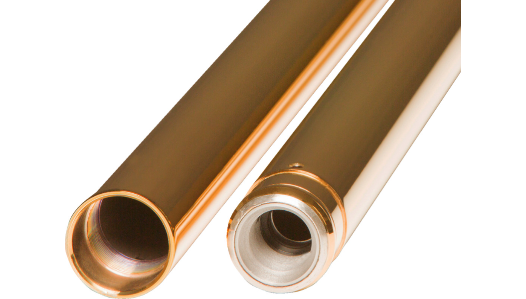 CUSTOM CYCLE ENGINEERING Gold Fork Tubes - 41mm 鍍金前叉內管
