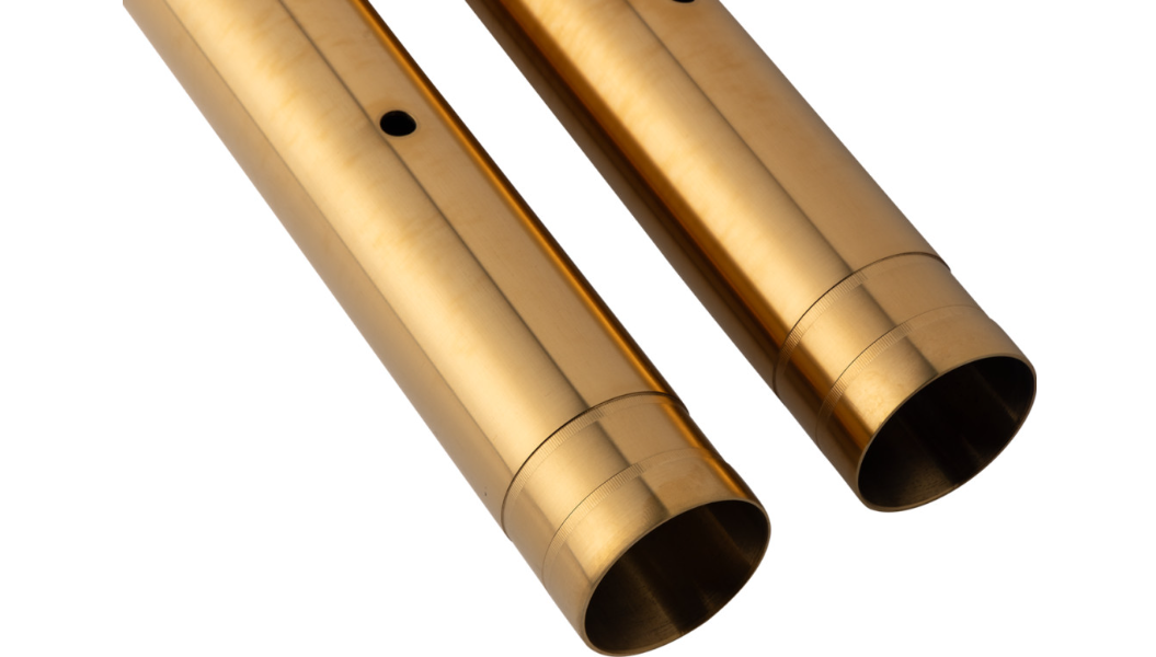 CUSTOM CYCLE ENGINEERING Gold Fork Tubes - 47mm 鍍金前叉內管