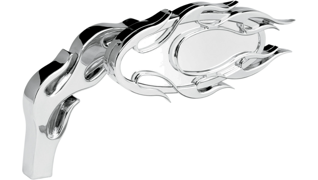 ARLEN NESS flamed oval 火焰後照鏡