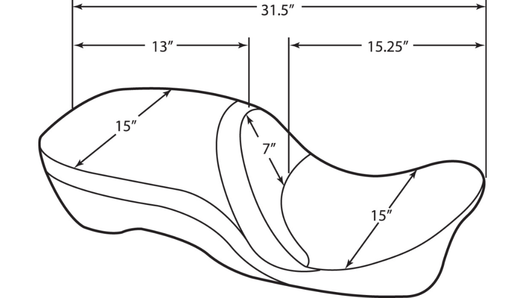 Drag Pillow Style 坐墊 2009~2023年Touring