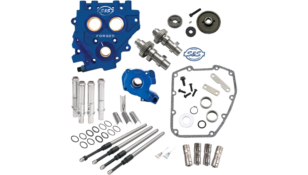 S&S GEAR DRIVE AND CHAIN DRIVE CAM CHEST KITS Stage II 二階動力升級套件 (07-17 TC引擎專用)