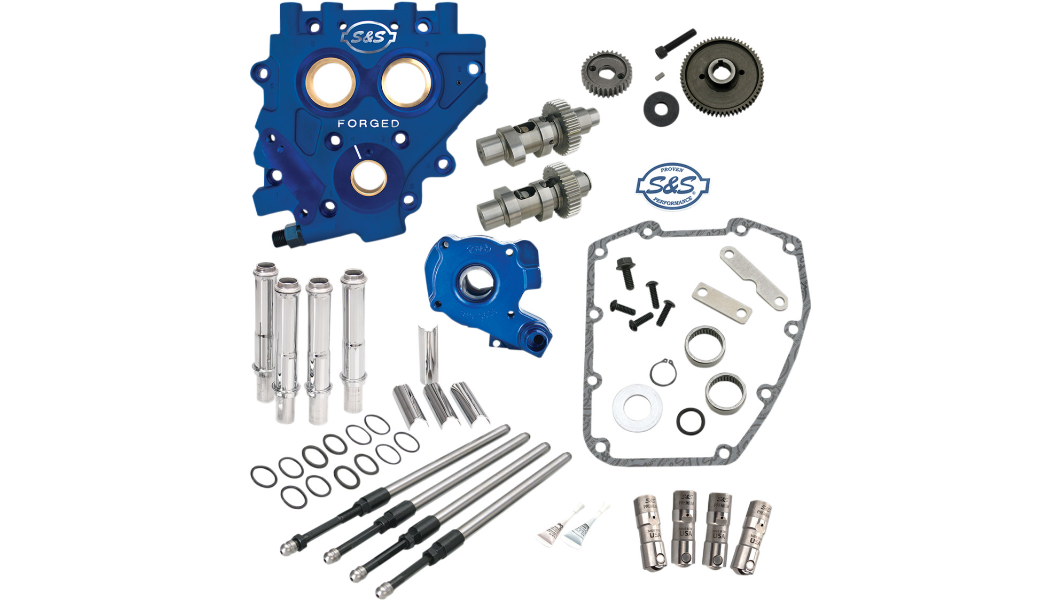 S&S GEAR DRIVE AND CHAIN DRIVE CAM CHEST KITS Stage II 二階動力升級套件 (07-17 TC引擎專用)