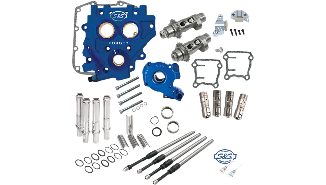 S&S GEAR DRIVE AND CHAIN DRIVE CAM CHEST KITS Stage II 二階動力升級套件 (07-17 TC引擎專用)