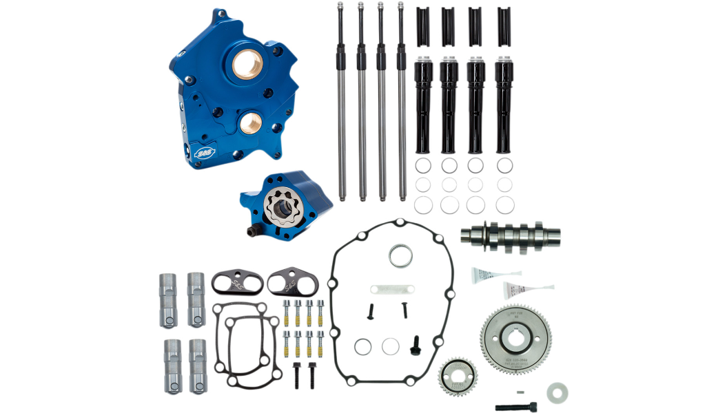 S&S GEAR DRIVE AND CHAIN DRIVE CAM CHEST KITS Stage II 二階動力升級套件 (17-23 Twin-cooled M8雙冷卻系統引擎專用)
