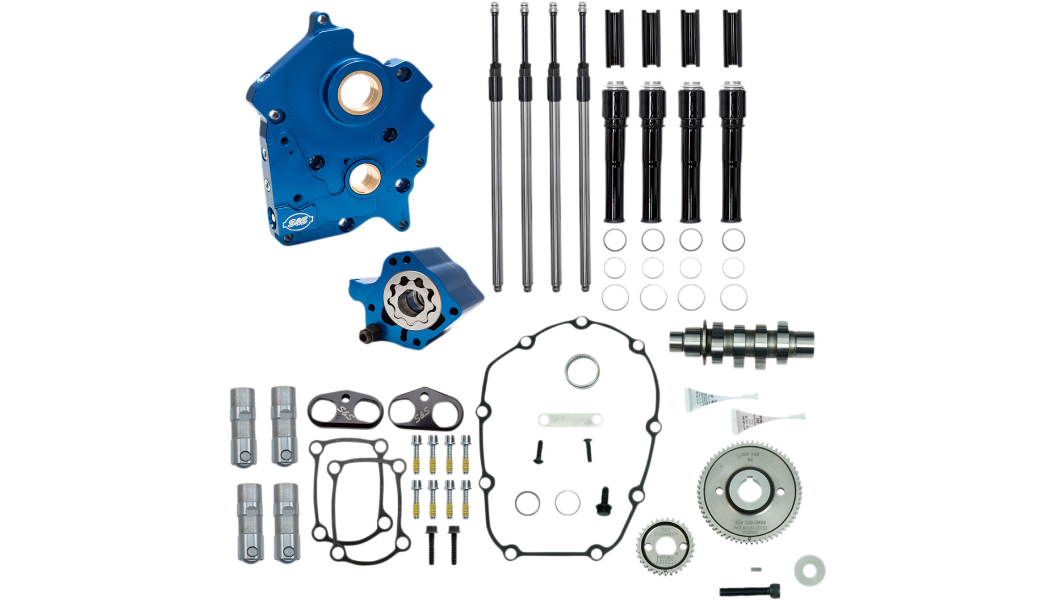 S&S GEAR DRIVE AND CHAIN DRIVE CAM CHEST KITS Stage II 二階動力升級套件 (17-23 Twin-cooled M8雙冷卻系統引擎專用)