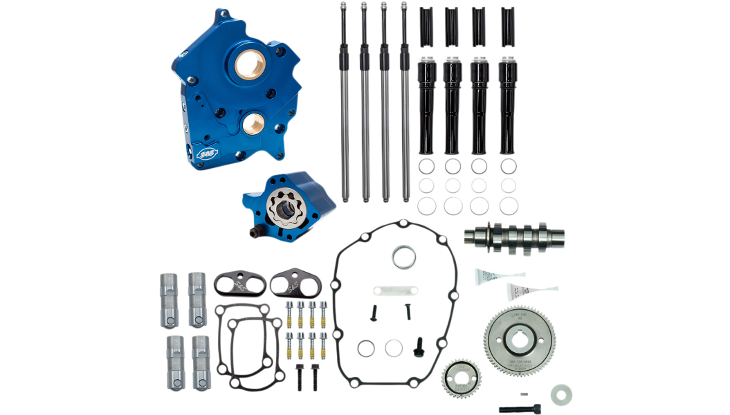 S&S GEAR DRIVE AND CHAIN DRIVE CAM CHEST KITS Stage II 二階動力升級套件 (17-23 Oil-cooled M8 油冷系統引擎專用)