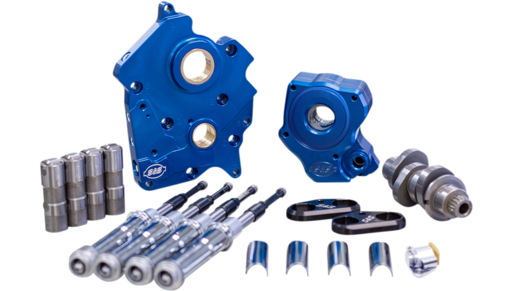 S&S GEAR DRIVE AND CHAIN DRIVE CAM CHEST KITS Stage II 二階動力升級套件 (17-23 Twin-cooled M8雙冷卻系統引擎專用)