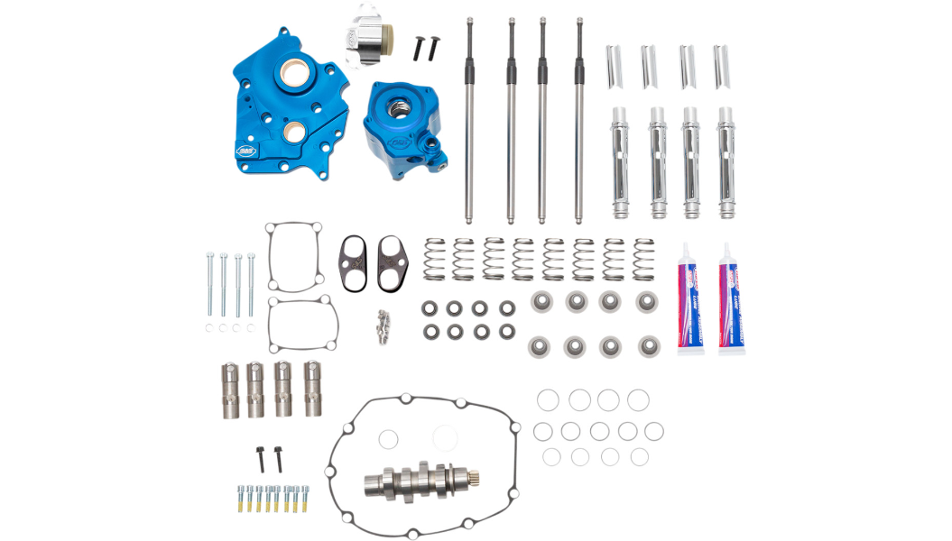 S&S GEAR DRIVE AND CHAIN DRIVE CAM CHEST KITS Stage II 二階動力升級套件 (17-23 Twin-cooled M8雙冷卻系統引擎專用)