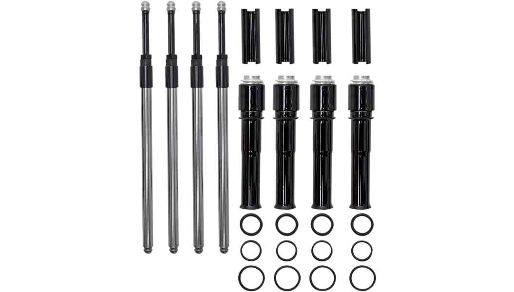 S&S Quickee Pushrods with cover 快速可調式液壓頂桿含飾蓋