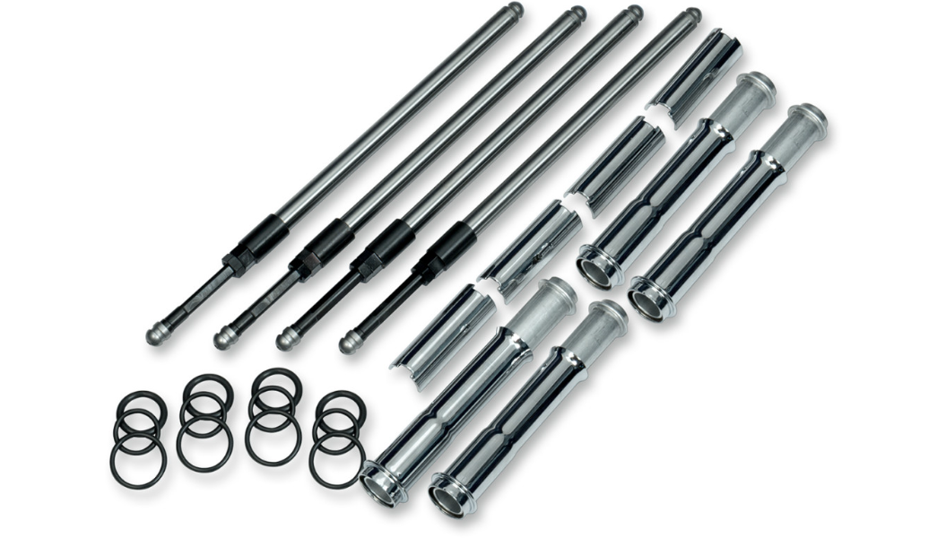 S&S Quickee Pushrods with cover 快速可調式液壓頂桿含飾蓋