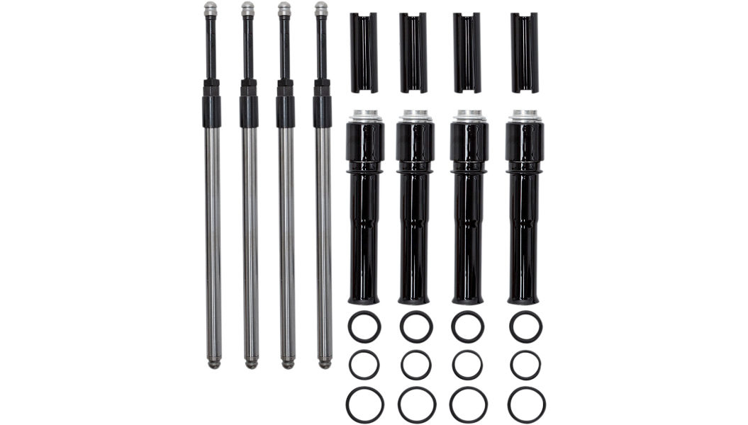 S&S Quickee Pushrods with cover 快速可調式液壓頂桿含飾蓋