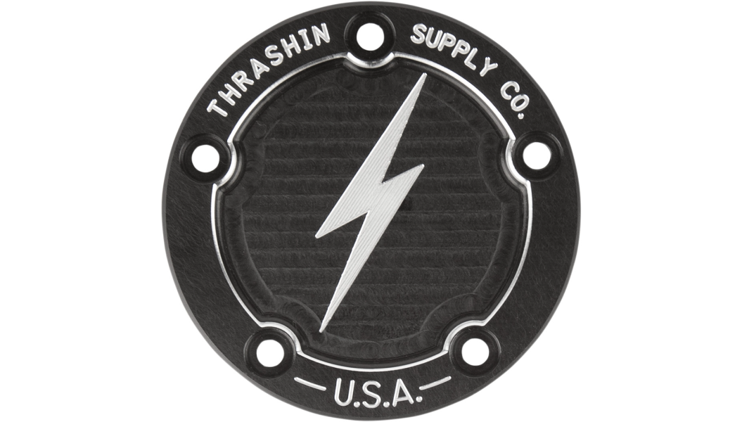THRASHIN SUPPLY CO. Points Cover 閃電正時蓋 (99-17TWIN CAM)