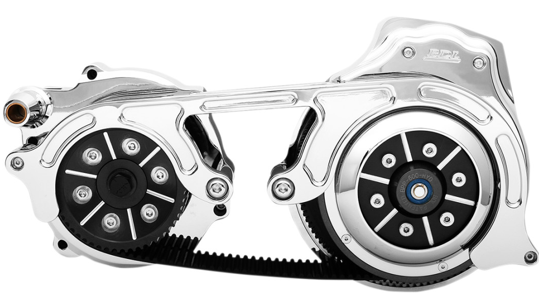 BELT DRIVES LTD 2" Open Belt Drive Kit with 2-Piece Motor Plate (Touring液壓離合器專用)