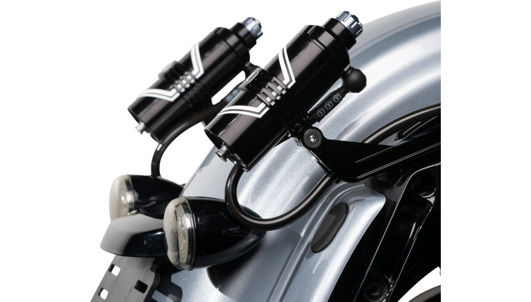 LEGEND REVO ARC Billet Remote Reservoir External Mounts 氣瓶專用掛架(14-24Touring車系)