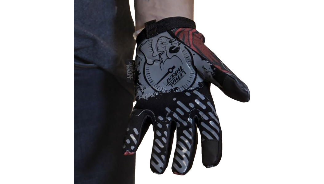 LETHAL THREAT Good N Evil Skulls Gloves 紅白鬼頭兄弟手套