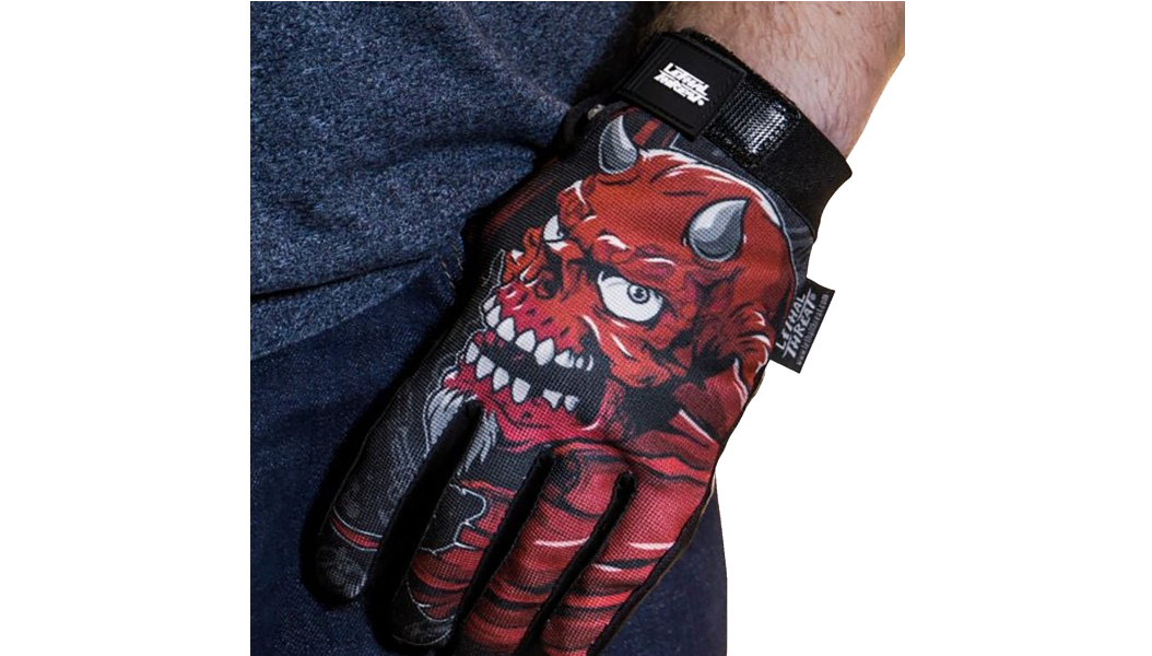 LETHAL THREAT Good N Evil Skulls Gloves 紅白鬼頭兄弟手套