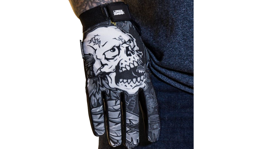 LETHAL THREAT Good N Evil Skulls Gloves 紅白鬼頭兄弟手套
