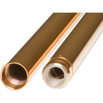 CUSTOM CYCLE ENGINEERING Gold Fork Tubes - 49mm 鍍金前叉內管