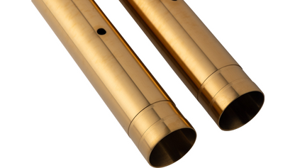 CUSTOM CYCLE ENGINEERING Gold Fork Tubes - 47mm 鍍金前叉內管