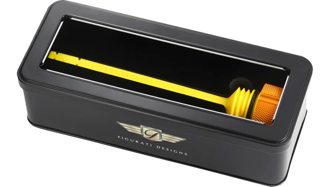 FIGURATI DESIGNS FD01-MAGDSM8-KN-SSOil Dipstick (M8 Touring/Trike 磁性機油尺)