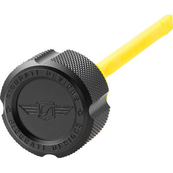 FIGURATI DESIGNS FD01-MAGDSM8-KN-SSOil Dipstick (M8 Touring/Trike 磁性機油尺)
