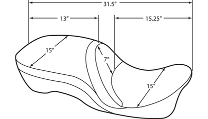 Drag Pillow Style 坐墊 2009~2023年Touring