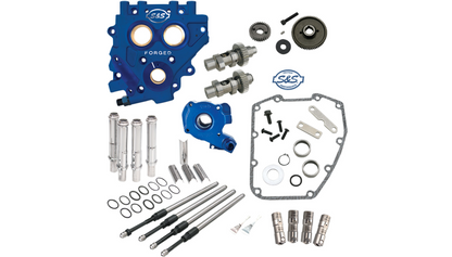 S&S GEAR DRIVE AND CHAIN DRIVE CAM CHEST KITS Stage II 二階動力升級套件 (07-17 TC引擎專用）