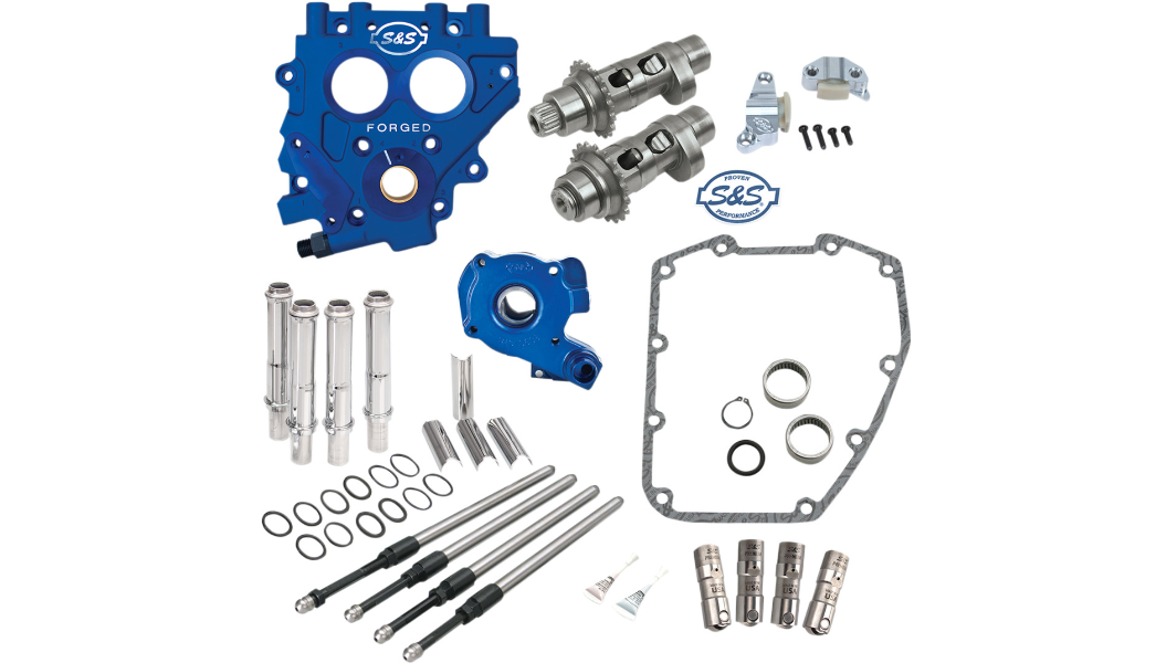 S&S GEAR DRIVE AND CHAIN DRIVE CAM CHEST KITS Stage II 二階動力升級套件 (07-17 TC引擎專用）
