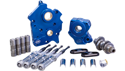 S&S GEAR DRIVE AND CHAIN DRIVE CAM CHEST KITS Stage II 二階動力升級套件 (17-23 Twin-cooled M8雙冷卻系統引擎專用）