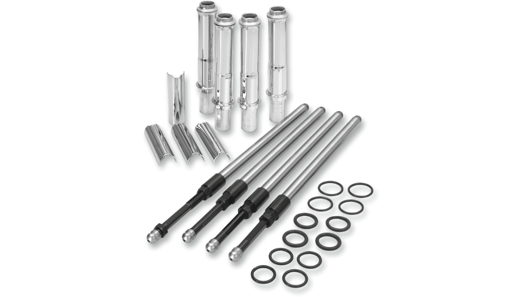 S&S Quickee Pushrods with cover 快速可調式液壓頂桿含飾蓋
