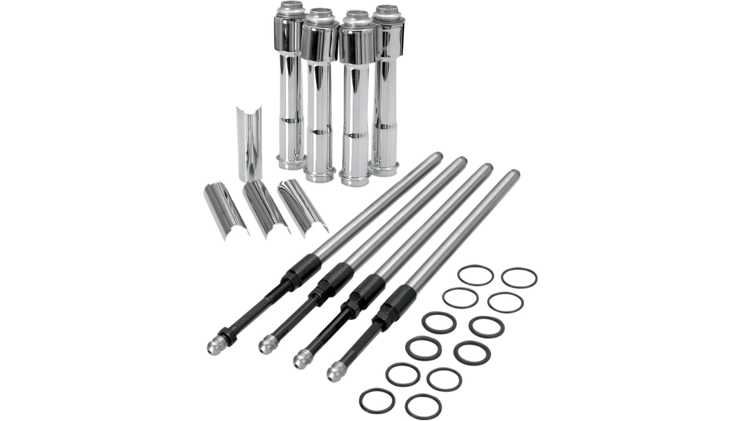 S&S Quickee Pushrods with cover 快速可調式液壓頂桿含飾蓋