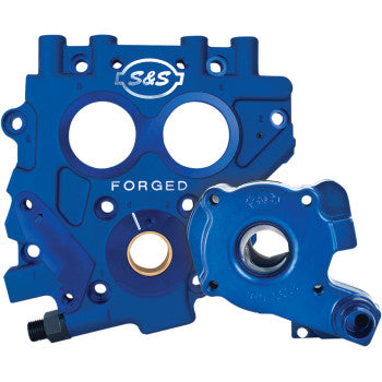 S&S CYCLE TC3 Oil Pump and Cam Support Plate Kit 高性能凸輪支撐板與機油泵浦組(99-06 Twin Cam)