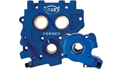 S&S CYCLE TC3 Oil Pump and Cam Support Plate Kit 高性能凸輪支撐板與機油泵浦組(07-17Twin Cam and 06 Dyna)