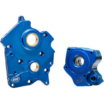 S&S CYCLE Oil Pump and Cam Support Plate Kit 高性能凸輪支撐板與機油泵浦組(油冷17-23 M8)