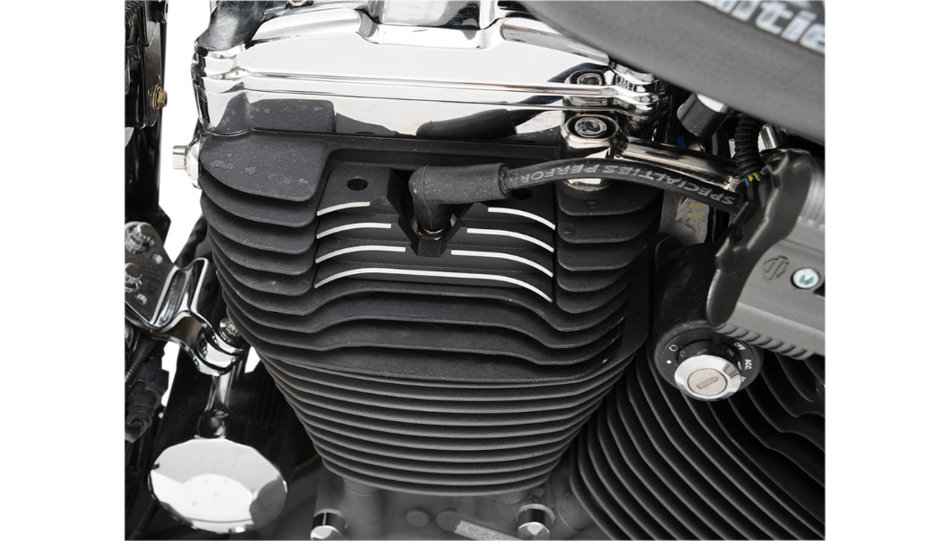 DRAG SPECIALTIES Spark Plug/Head Bolt Cover (Sportster 高品質鋁製火星塞/缸頭螺栓蓋)