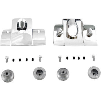 DRAG SPECIALTIES Spark Plug/Head Bolt Cover (Sportster高品質鍍鉻火星塞/缸頭螺栓蓋))