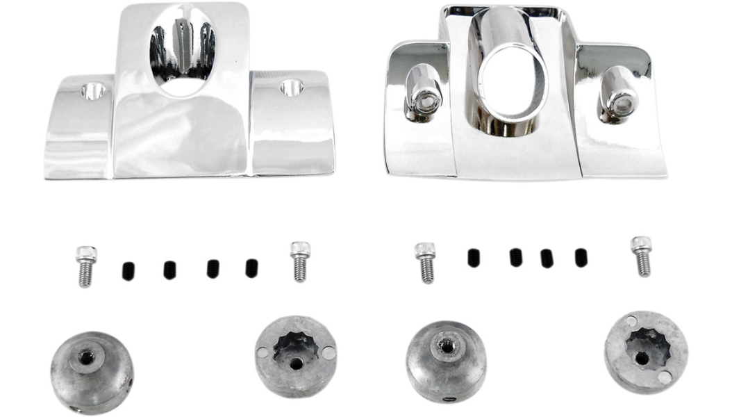 DRAG SPECIALTIES Spark Plug/Head Bolt Cover (Sportster高品質鍍鉻火星塞/缸頭螺栓蓋))