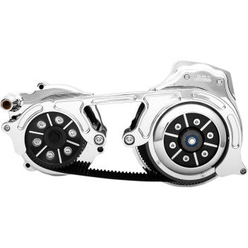 BELT DRIVES LTD 2" Open Belt Drive Kit with 2-Piece Motor Plate (Touring液壓離合器專用)
