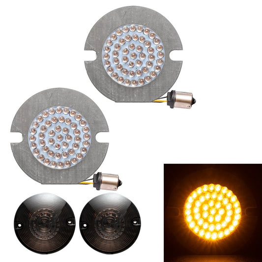 HOGWORKZ® LED 方向燈 - 橘色（適用 原廠1156 擔芯燈座, 原廠平面形式方向燈碗）