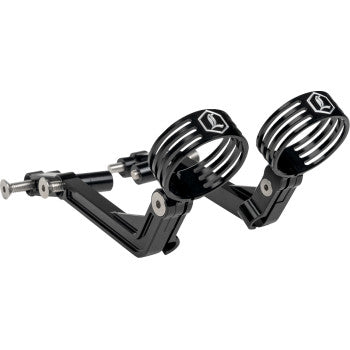 LEGEND REVO ARC Billet Remote Reservoir External Mounts 氣瓶專用掛架(14-24Touring車系）
