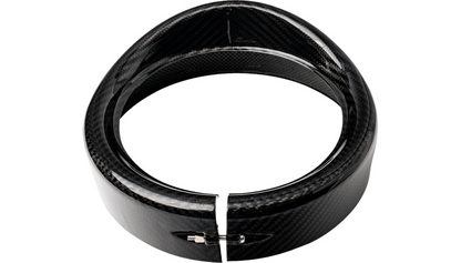 SLYFOX Headlight Trim with Visor 碳纖維大燈框罩 7"(乾碳/濕碳)
