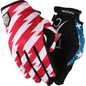 THRASHIN Stars & Bolts Stealth Gloves 星條旗手套