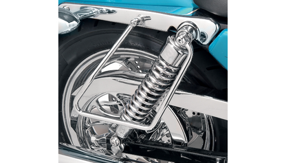 DRAG SPECIALTIES Chrome Saddlebag Support Brackets 側包支撐架