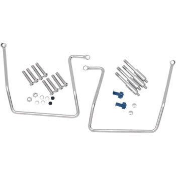 DRAG SPECIALTIES Chrome Saddlebag Support Brackets 側包支撐架