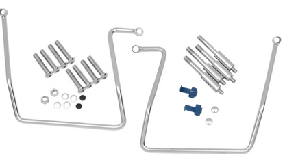 DRAG SPECIALTIES Chrome Saddlebag Support Brackets 側包支撐架