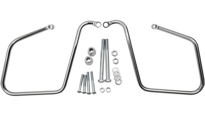 DRAG SPECIALTIES Chrome Saddlebag Support Brackets 側包支撐架