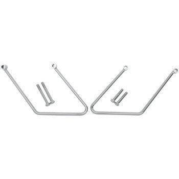 DRAG SPECIALTIES Chrome Saddlebag Support Brackets 側包支撐架