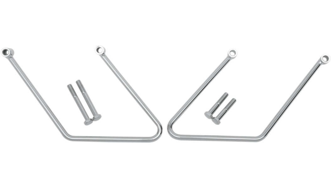 DRAG SPECIALTIES Chrome Saddlebag Support Brackets 側包支撐架