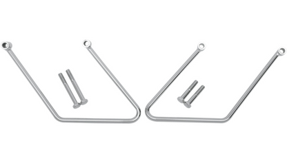DRAG SPECIALTIES Chrome Saddlebag Support Brackets 側包支撐架