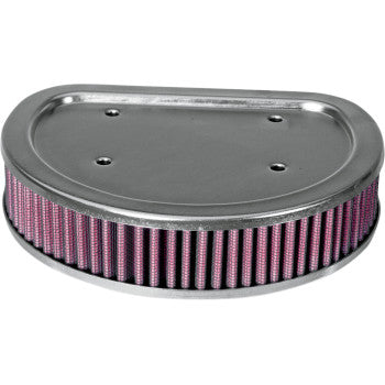 K & N Replacement High-Flow Air Filter 流量可清洗空氣濾芯( 99-01 88” Twin Cam)